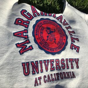 Off the shoulder vintage crew neck